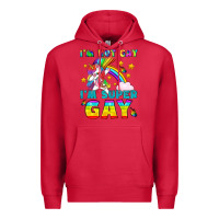 Cardinal LGBTQ I'm Not Gay I'm Super Gay Premium Hoodie - BundleAndBundleShop