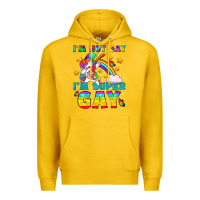 Lemon LGBTQ I'm Not Gay I'm Super Gay Premium Hoodie - BundleAndBundleShop