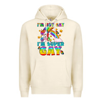 Tofu LGBTQ I'm Not Gay I'm Super Gay Premium Hoodie - BundleAndBundleShop