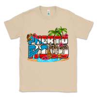 Mushroom puerto rico and flowers with frog Classic Tee - AdoDesignShop