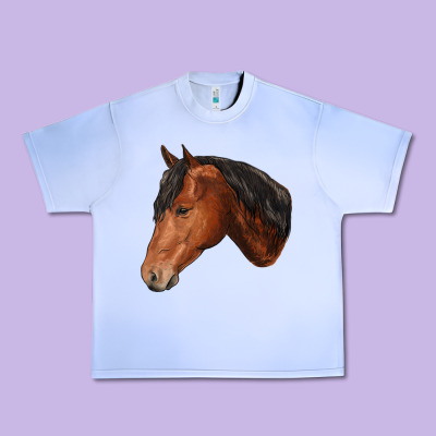 Horse Urban Heavy Tee Designed By Ranaportraitstore