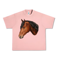 Salmon horse Urban Heavy Tee - RanaPortraitStore