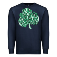 Navy st patrick's day Premium Sweatshirt - MaliasSmallBusiness