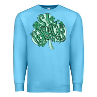 Ocean Blue st patrick's day Premium Sweatshirt - MaliasSmallBusiness
