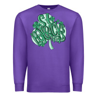 Purple st patrick's day Premium Sweatshirt - MaliasSmallBusiness