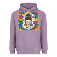 Lavender autism mom Heavyweight Hoodie - MaliasSmallBusiness