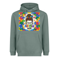 Sage autism mom Heavyweight Hoodie - MaliasSmallBusiness
