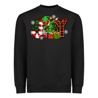 Black christmas joy elf Heavyweight Sweatshirt - Zillion Design Studio