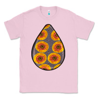 Bubblegum Pink african fabric pattern teardrop earrings 5 Classic Tee - BundleAndBundleShop