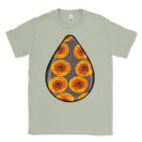 Matcha african fabric pattern teardrop earrings 5 Classic Tee - BundleAndBundleShop