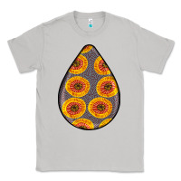 Moon Dust african fabric pattern teardrop earrings 5 Classic Tee - BundleAndBundleShop