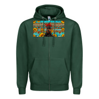 Sports Green doberman with sunflowers license plate Zipper Hoodie - Artiststas