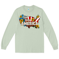 Matcha god bless america Long Sleeve Tee - HRA Design Shop