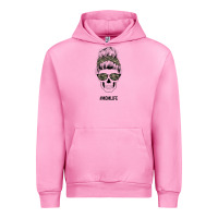 Fuchsia Pink Feminine Camouflage Patterned Mom Skull Urban Hoodie - Bettercallsaul