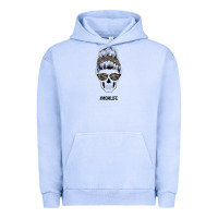 Pigment Grape Ice Feminine Camouflage Patterned Mom Skull Urban Hoodie - Bettercallsaul