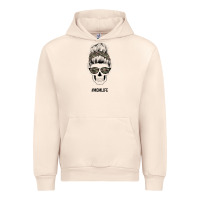 Sandshell Feminine Camouflage Patterned Mom Skull Urban Hoodie - Bettercallsaul