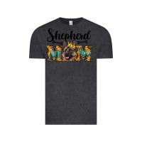 Vintage Black shepherd mom western Vintage Tee - RanaPortraitStore