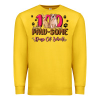 Lemon 100 paw some days of school Premium Sweatshirt - MaliasSmallBusiness