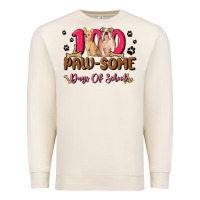 Sandshell 100 paw some days of school Premium Sweatshirt - MaliasSmallBusiness