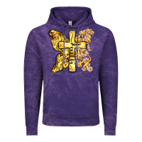 Cloud Purple faith child cancer cross Vintage Hoodie - Zillion Design Studio