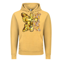 Vintage Mustard faith child cancer cross Vintage Hoodie - Zillion Design Studio