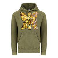 Vintage Olive faith child cancer cross Vintage Hoodie - Zillion Design Studio