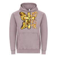 Vintage Zinc faith child cancer cross Vintage Hoodie - Zillion Design Studio