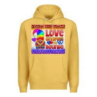 Antique Gold LGBTQ+ Love Gnomes No Bounds Tumbler Premium Hoodie - BundleAndBundleShop