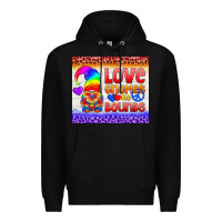 Black LGBTQ+ Love Gnomes No Bounds Tumbler Premium Hoodie - BundleAndBundleShop