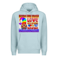 Blue Mist LGBTQ+ Love Gnomes No Bounds Tumbler Premium Hoodie - BundleAndBundleShop