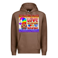 Chestnut LGBTQ+ Love Gnomes No Bounds Tumbler Premium Hoodie - BundleAndBundleShop