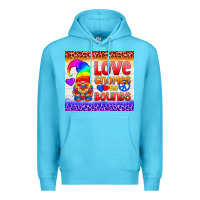 Ocean Blue LGBTQ+ Love Gnomes No Bounds Tumbler Premium Hoodie - BundleAndBundleShop