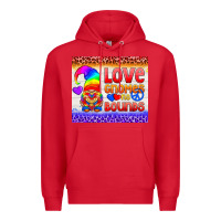 Red LGBTQ+ Love Gnomes No Bounds Tumbler Premium Hoodie - BundleAndBundleShop