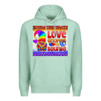 Seafoam LGBTQ+ Love Gnomes No Bounds Tumbler Premium Hoodie - BundleAndBundleShop