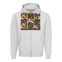 Dove Grey sunflower mexican flag tumbler Zipper Hoodie - JahusDesignShop