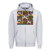 Heather Grey sunflower mexican flag tumbler Zipper Hoodie - JahusDesignShop