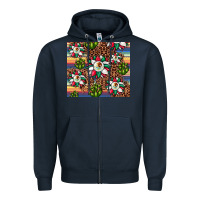 Navy sunflower mexican flag tumbler Zipper Hoodie - JahusDesignShop