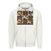 Oatmeal Heather sunflower mexican flag tumbler Zipper Hoodie - JahusDesignShop