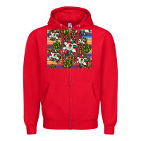Red sunflower mexican flag tumbler Zipper Hoodie - JahusDesignShop