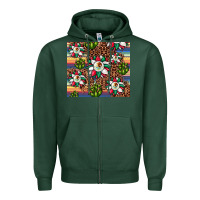 Sports Green sunflower mexican flag tumbler Zipper Hoodie - JahusDesignShop