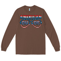 Chestnut american dude Long Sleeve Tee - HRA Design Shop