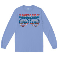 Colony Blue american dude Long Sleeve Tee - HRA Design Shop