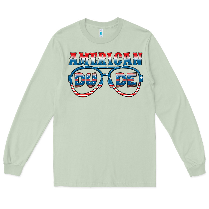 American Dude Long Sleeve Tee by HRA Design Shop | Teevron