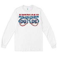 White american dude Long Sleeve Tee - HRA Design Shop