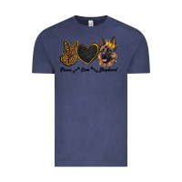 Vintage Denim peace love shepherd Vintage Tee - RanaPortraitStore
