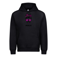Black Purple Glitter, Leopard Patterned Mom Skull Urban Hoodie - Bettercallsaul