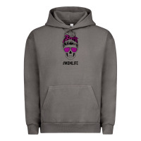Pigment Tornado Purple Glitter, Leopard Patterned Mom Skull Urban Hoodie - Bettercallsaul