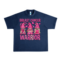 Navy Breast Cancer Warrior Gnomes Urban Heavy Tee - texasbilliewilder
