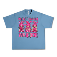 Pebble Blue Breast Cancer Warrior Gnomes Urban Heavy Tee - texasbilliewilder