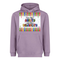 Lavender see the ability not the disability Heavyweight Hoodie - MaliasSmallBusiness